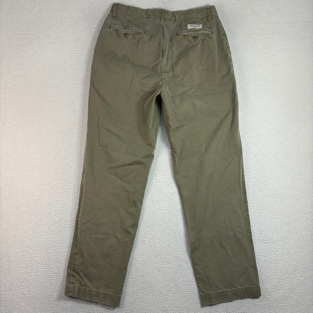 Vintage Polo Ralph Lauren Prospect Chino Pants Mens 32x30 Brown Preppy Trousers